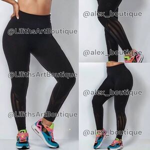 🖤Zumba Mesh Leggings (E042)-Size S for Women